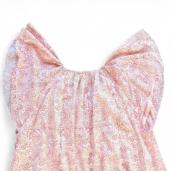 Cleobella Jaya Artisanal Folklore Mini Dress XL | Organic Cotton Woodblock Boho - Picture 11 of 15